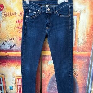 rag & bone Dark Indigo Skinny Jeans